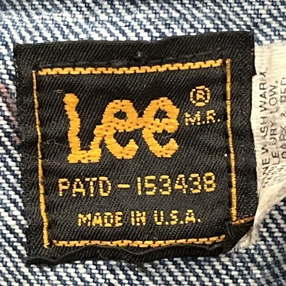 Lee Jean Jacket Vintage Childs Sz 8 Trucker Jacket USA Made